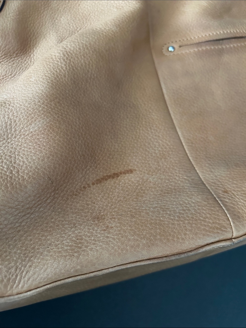 b. makowsky Tan Leather Chain-Accent Shoulder Bag - Picture 16 of 17